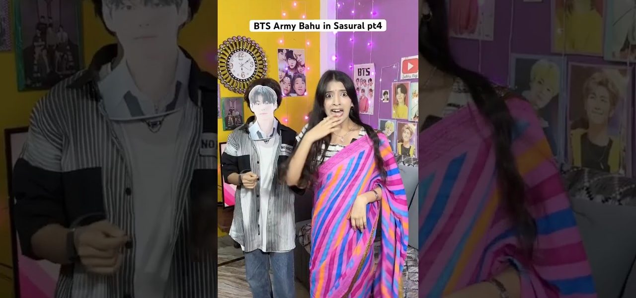 BTS Army Bahu in Sasural pt4 #viralshort #comedy #btsarmy