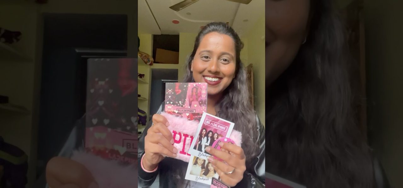 Black pink stationary kit😍 #youtube #telugu #shorts #viralshorts #blackpink