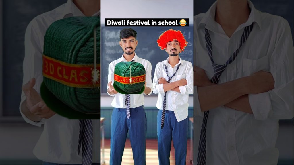 Diwali festival in school 😂 #comedy #comedyvideo #shorts #youtubeshorts #funny #funnyvideo
