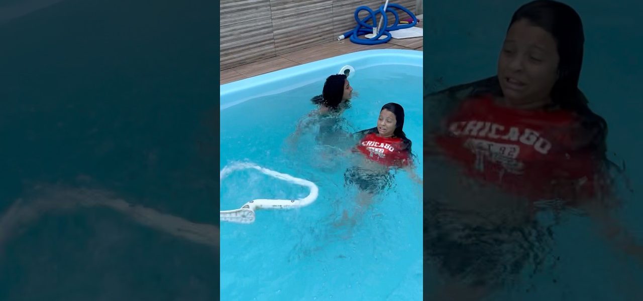 ELA JOGOU O CORRIMÃO #shorts