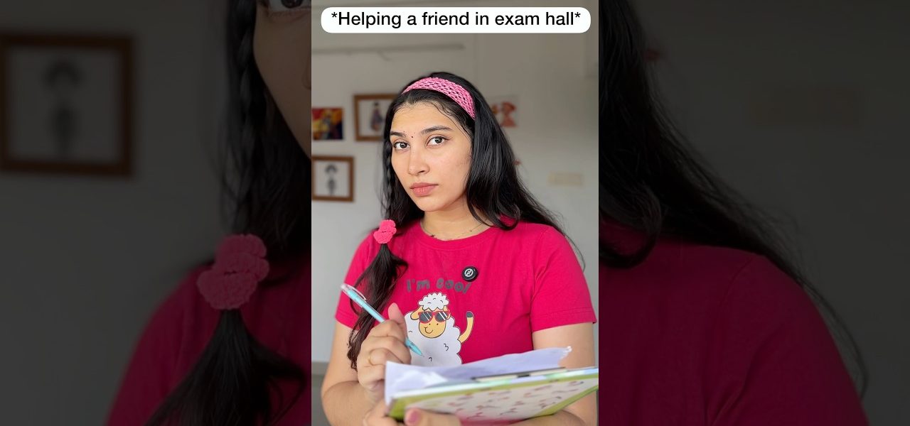Helping a friend in exam hall #comedy #shorts #malayalam