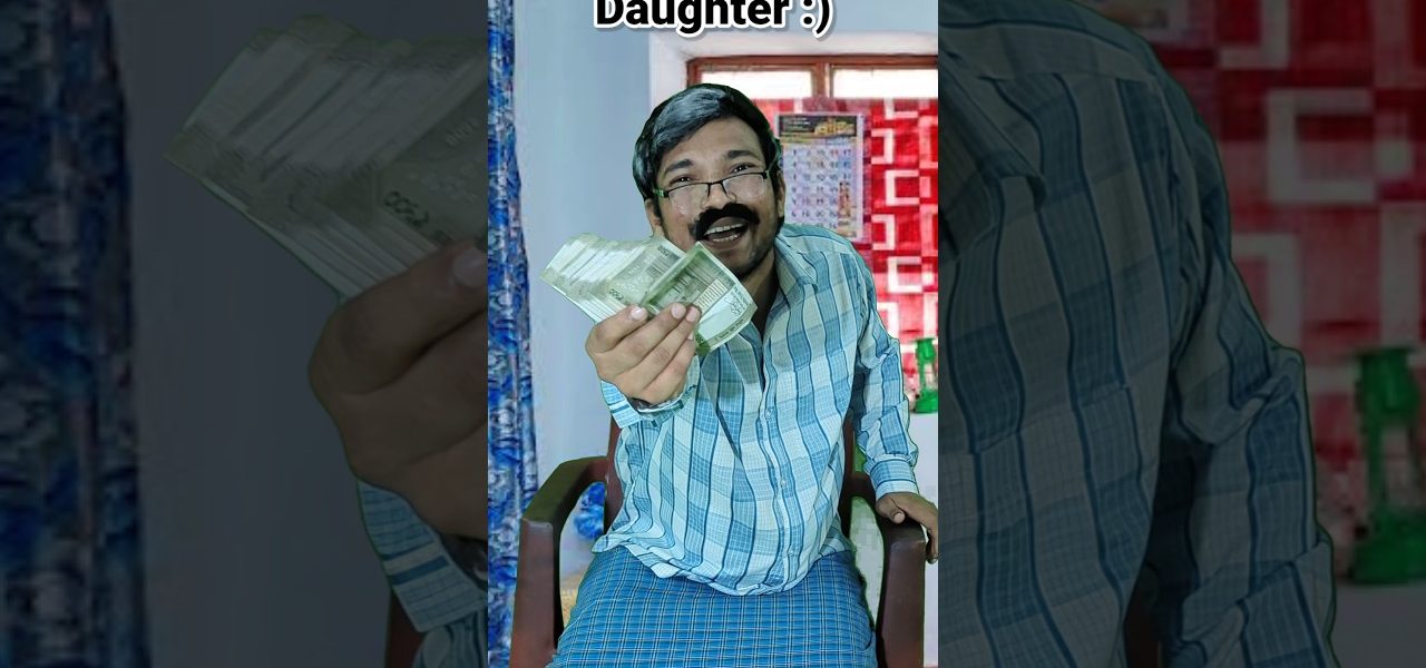 How Dad Treats Son VS Daughter 😂 #comedy #comedyvideo #shorts #youtubeshorts #funny #funnyvideo