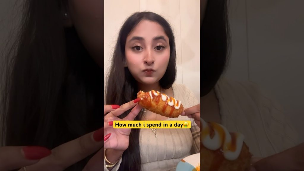 How Much I Spend in a Day #minivlog #ytshorts #shorts