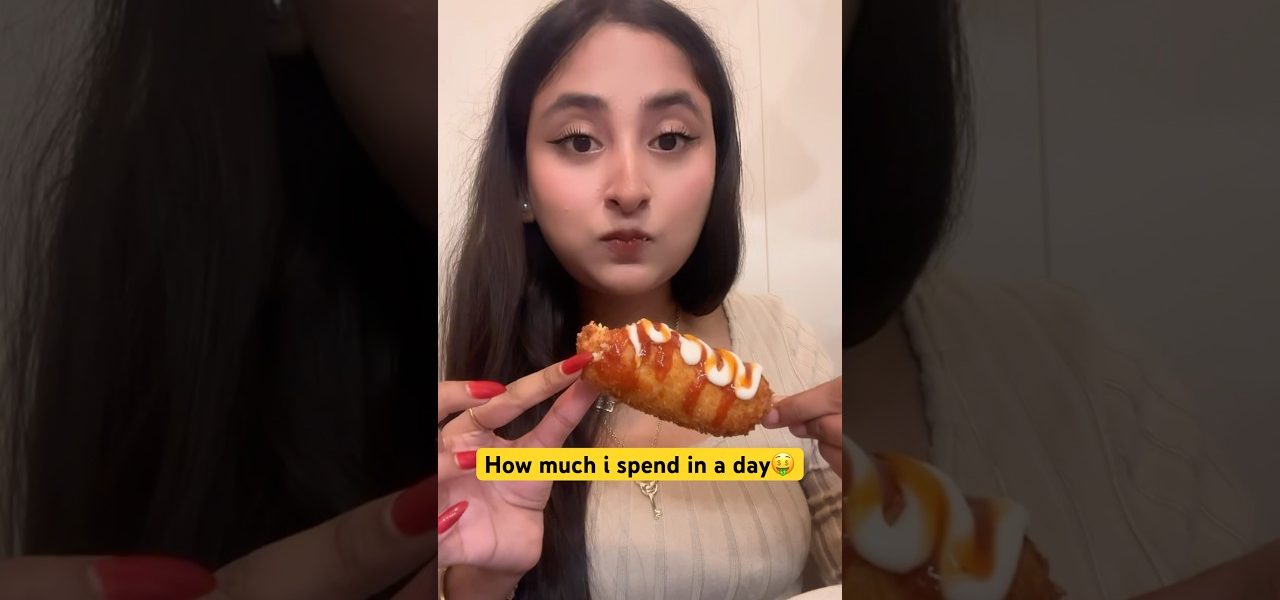 How Much I Spend in a Day #minivlog #ytshorts #shorts