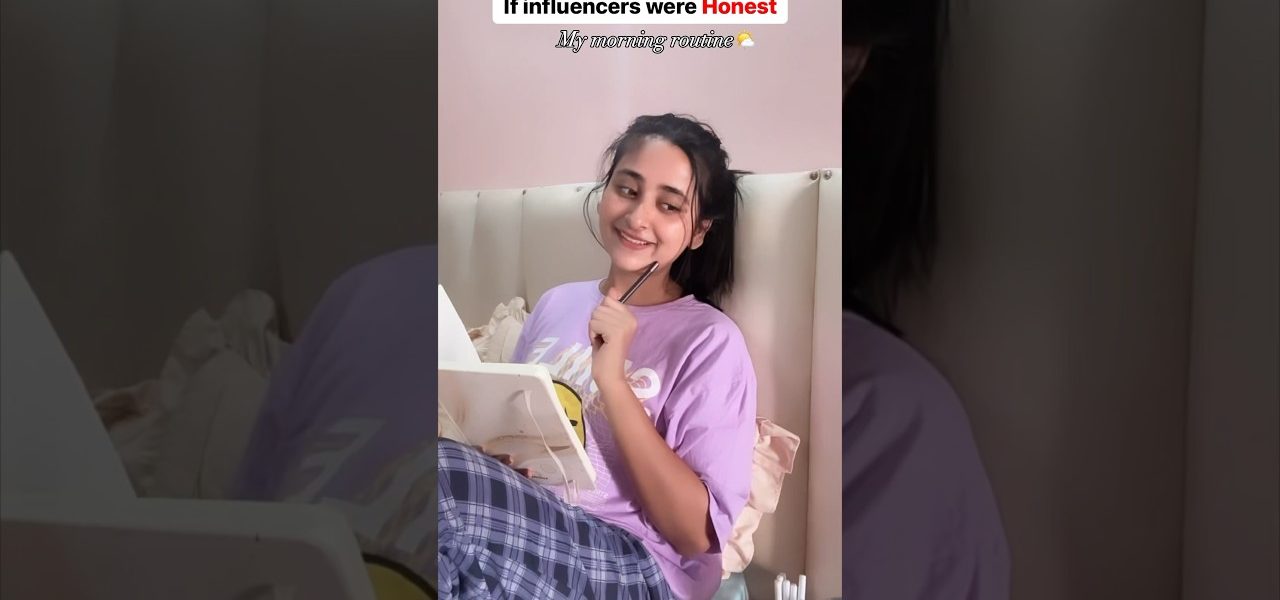 If influencers were honest #funnyshorts #minivlog #ytshorts #shorts