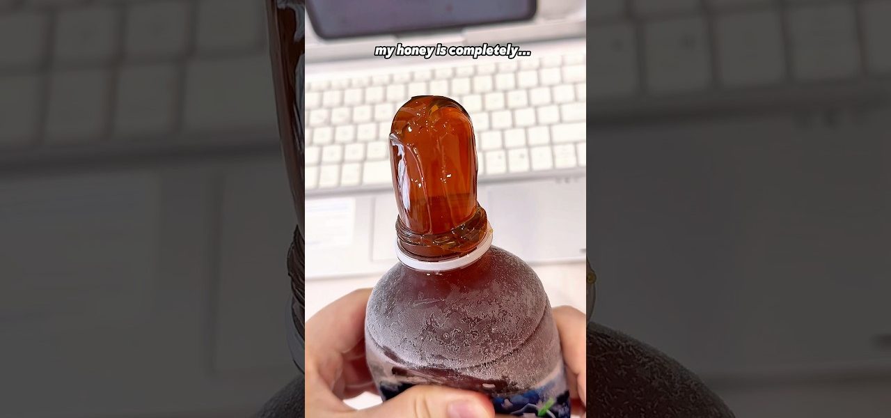 Let’s make frozen honey! @nickdigiovanni #shorts