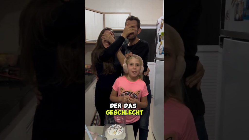 Schneide eine Torte an, um das Geschlecht des Babys zu erfahren#shorts #german
