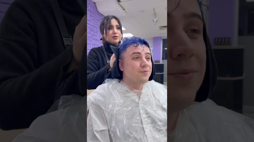 Semih Varol | SAÇLARIMI MAVİ RENK YAPIYORUM!💙 | #semihvarol #shorts