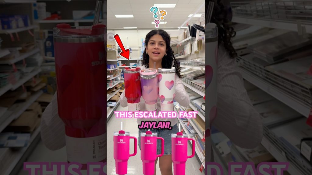 She grabbed ALL the Stanleys 😳 #shorts #shopping #stanleycup