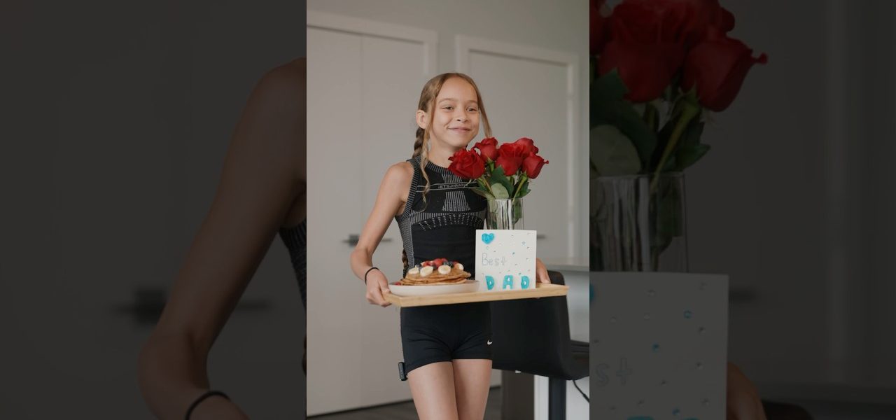 She made me pancakes for my Birthday🥞😩 #shorts