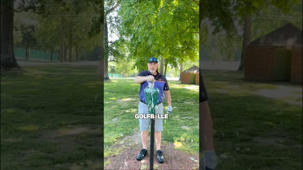 So werden Golfbälle gereinigt 😲 #shorts