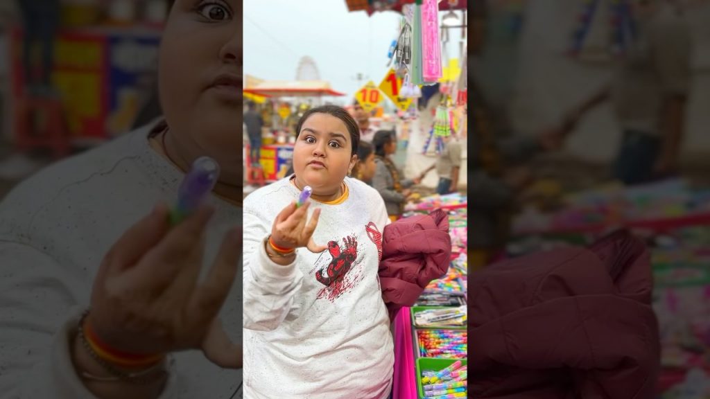 Stationary Shopping in Mela 😍Subscribe ​⁠@AarnaBhadoriya #abhaybhadoriya #shorts #siblings #funny