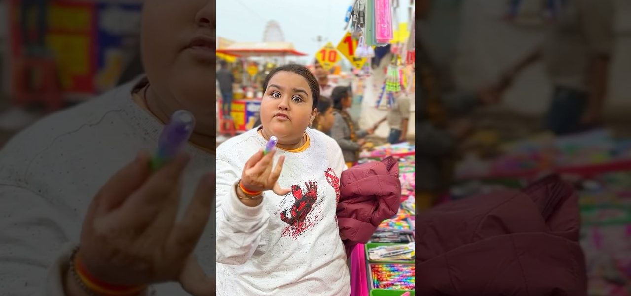 Stationary Shopping in Mela 😍Subscribe ​⁠@AarnaBhadoriya #abhaybhadoriya #shorts #siblings #funny
