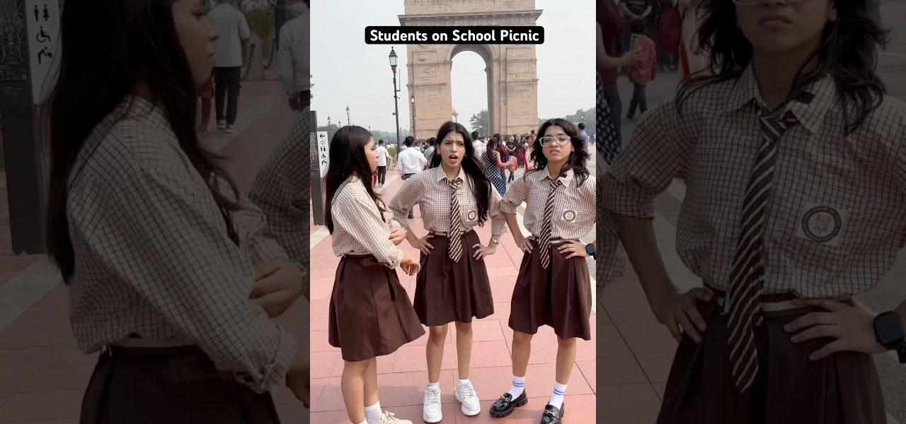 Students on School Picnic 🤭 #viralshort #comedy #comedy #shorts