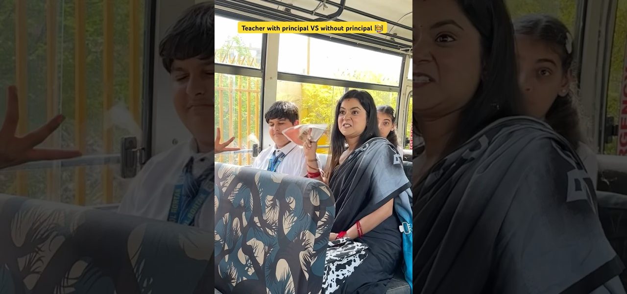 Teachers with principal VS without principal 👩‍🏫 #shorts #ytshorts #sejalgabashorts #teacherlife