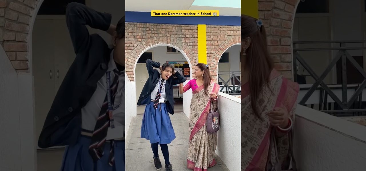 That one Doremon teacher in school 🏫 #shorts #sejalgabashorts #school #teacher