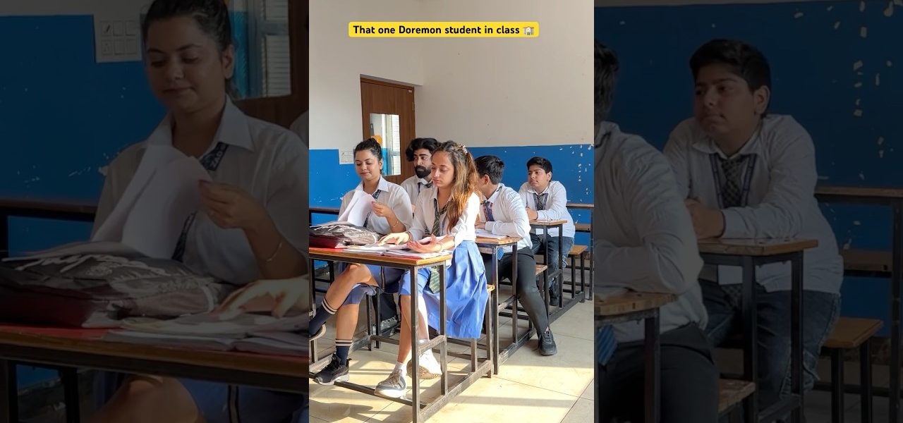 That one doremon ladki in school 🏫 #shorts #ytshorts #sejalgabashorts #scholllife