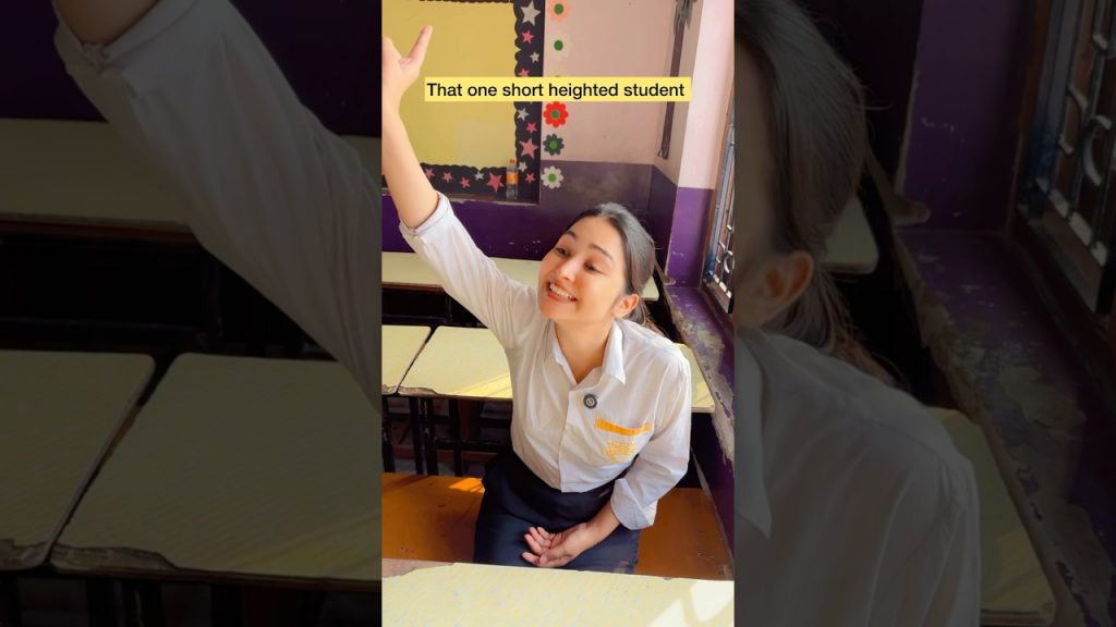 That one short heighted student 😂 #shorts #viral #explorepage #relatable