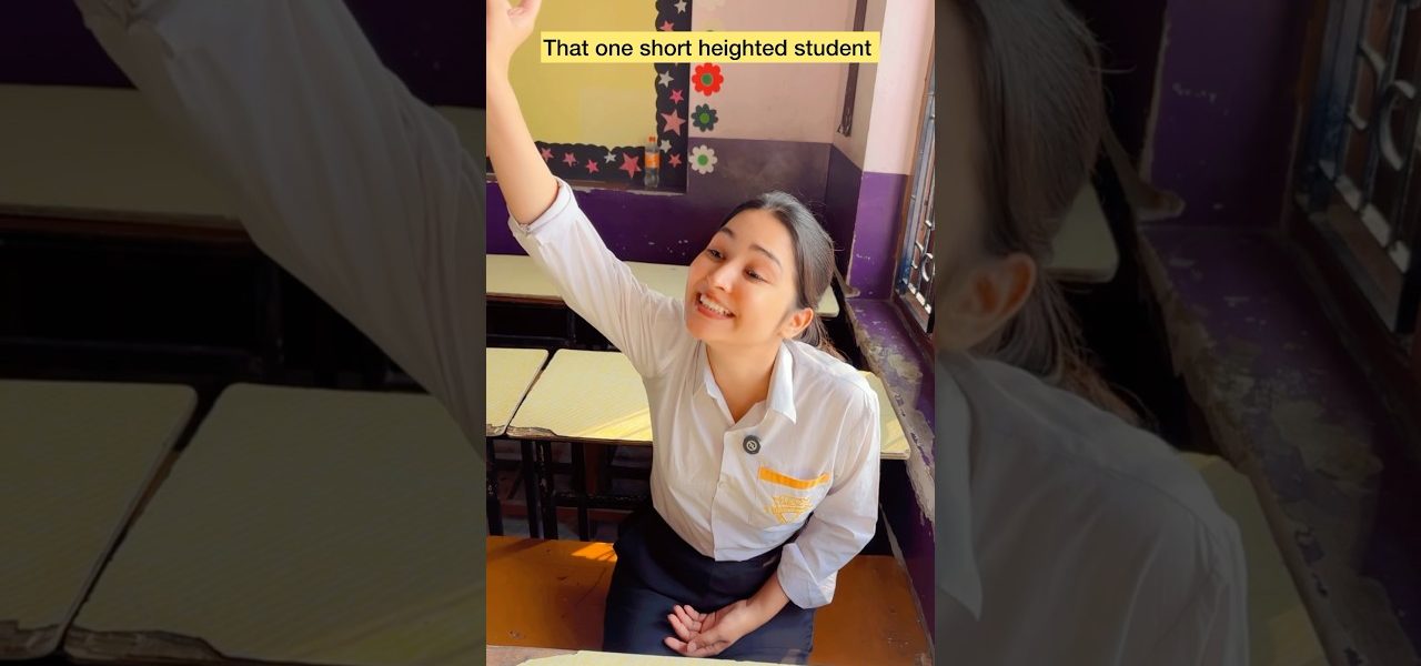 That one short heighted student 😂 #shorts #viral #explorepage #relatable