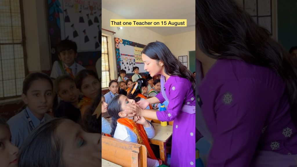 That one teacher on 15 August 😂 #shorts #viral #explorepage