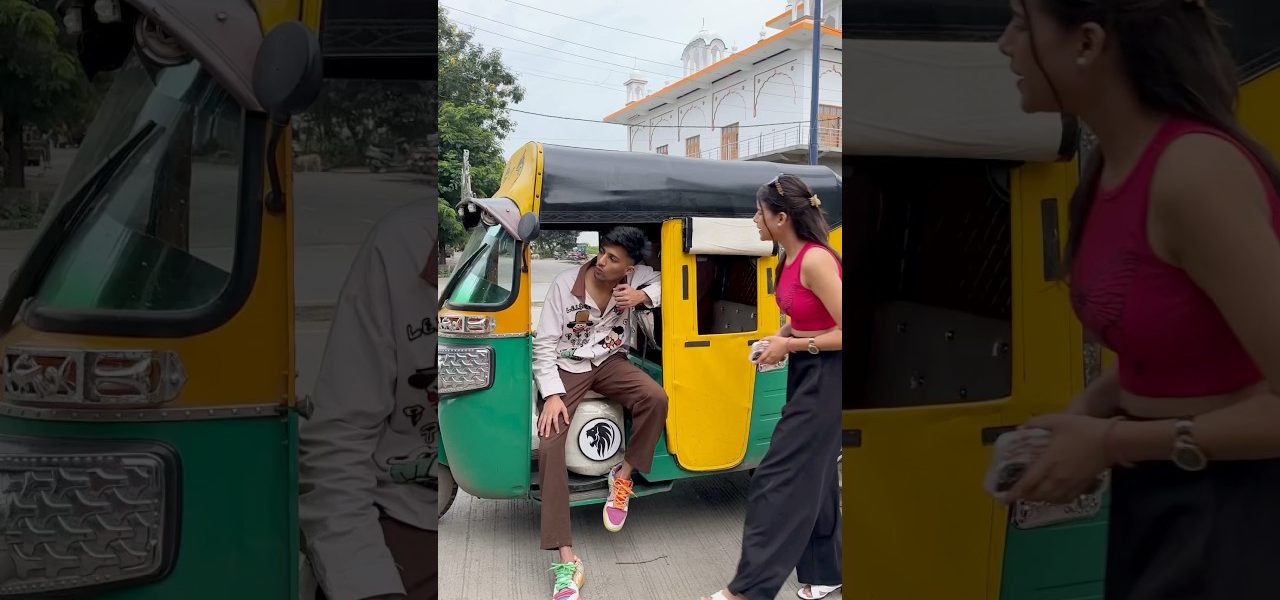 Topi baaz rickshaw wala 🤣 #shorts #bobbyprankster