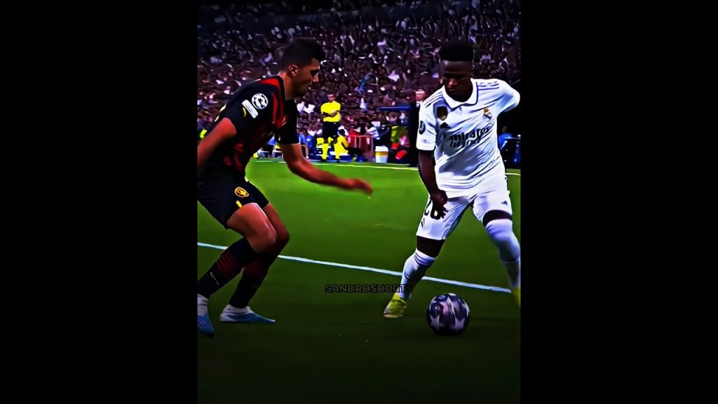 Vini jr colocou Rodri no bolso☠️ #vinicius #realmadrid #edit #futebol #shorts