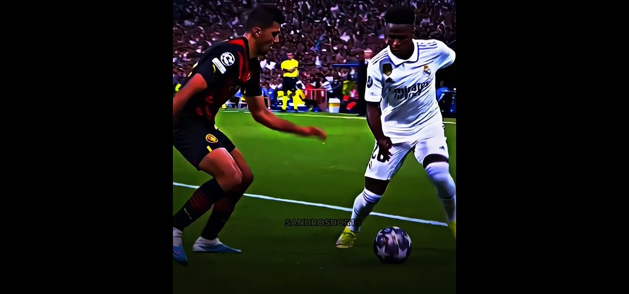 Vini jr colocou Rodri no bolso☠️ #vinicius #realmadrid #edit #futebol #shorts