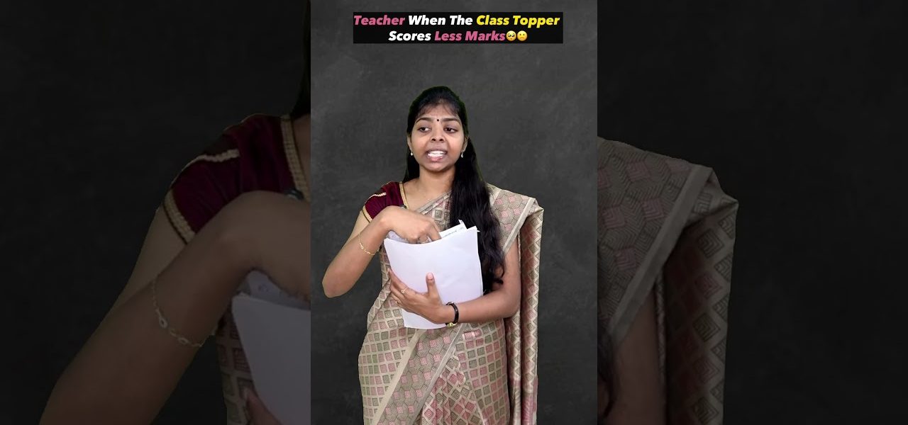 When Topper Scores Less Marks🙁#sharmilageorge #shorts