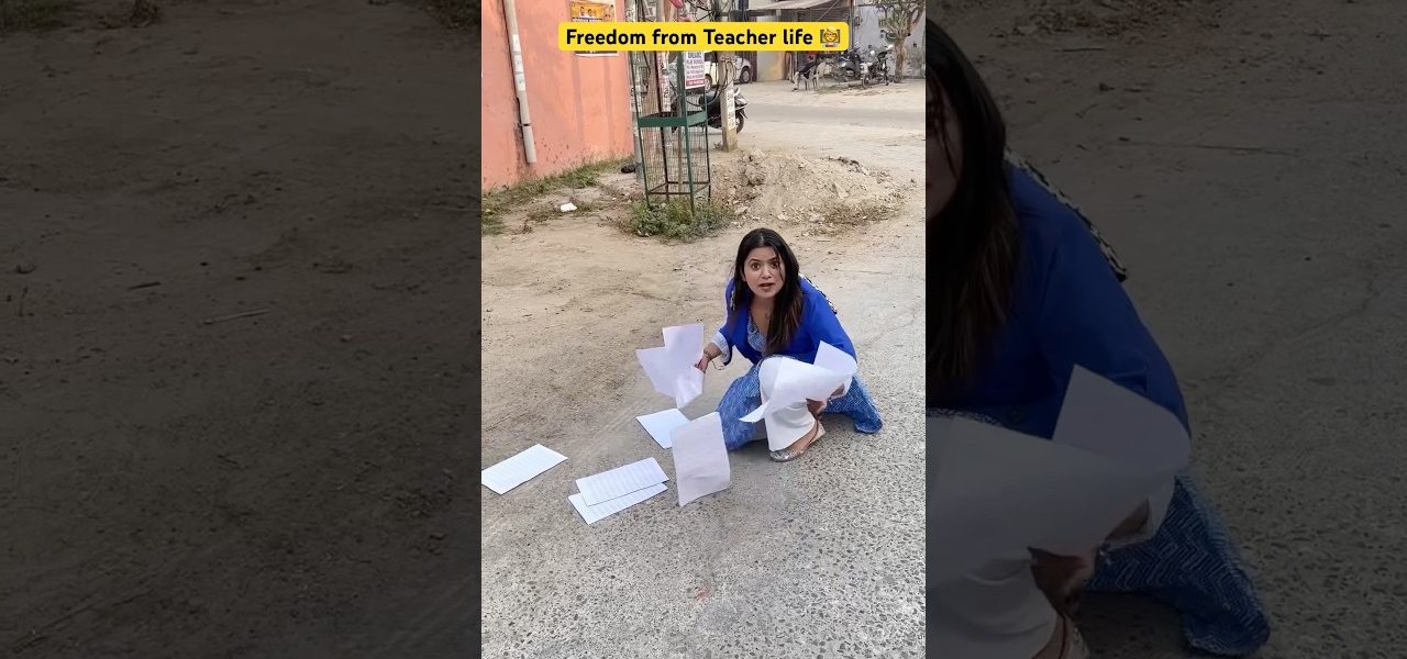 When you accidentally met with Teacher 👩‍🏫 #shorts #ytshorts #sejalgabashorts #teacherlife #school