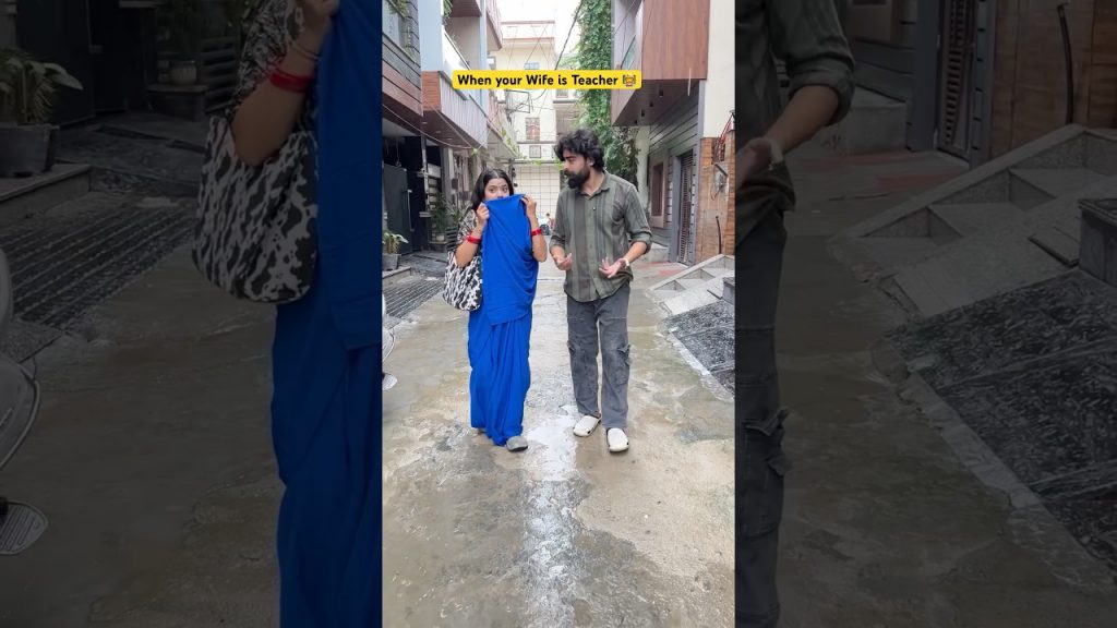 When your wife is Teacher👩‍🏫. #shorts #ytshorts #sejalgabashorts #teacherlife
