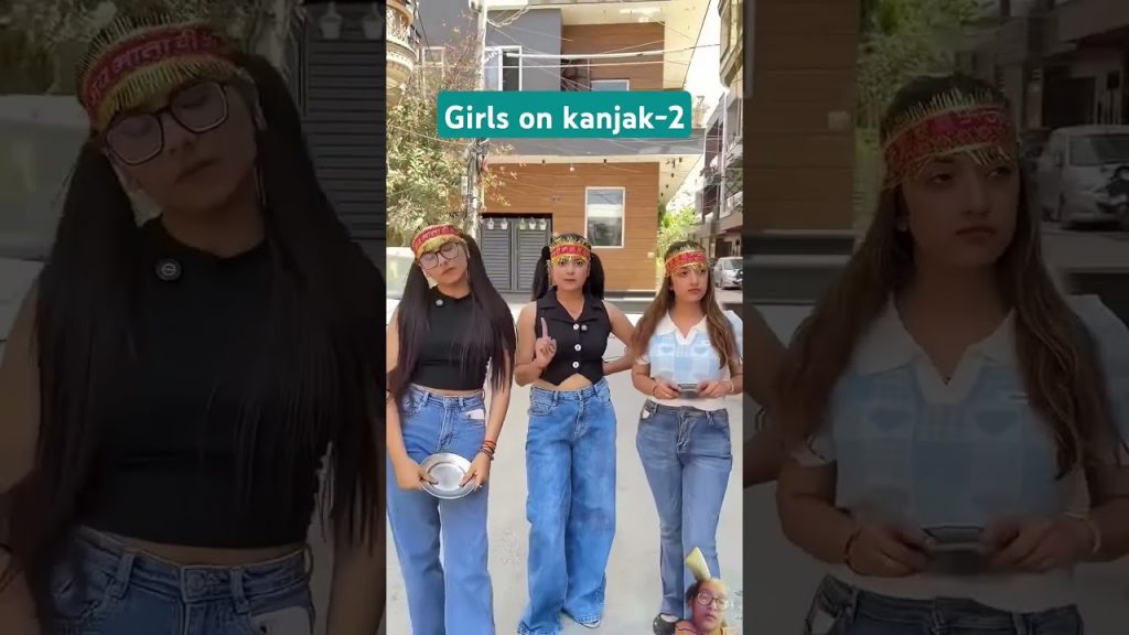 girls on kanjak part 2 #shorts #viral #school life #sejal gaba #garg motivation# trending