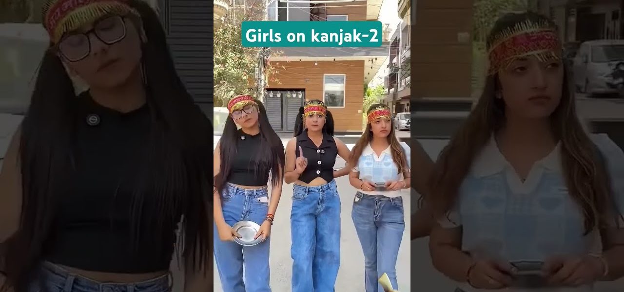girls on kanjak part 2 #shorts #viral #school life #sejal gaba #garg motivation# trending