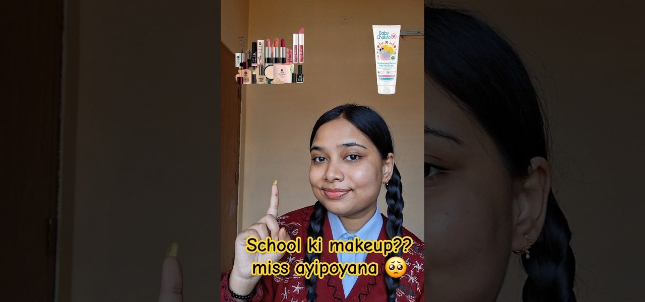 makeup challenge #shorts #telugu #school #funny #makeupchallenge #viralshorts #trendingshorts