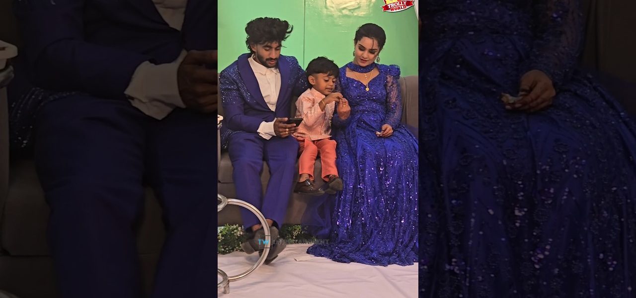 വിവാഹ റിസപ്ഷനിൽ വെച്ച് കിച്ചുവിന് മിട്ടായി കൊടുത്തു അനു ❤️ #shortsfeed #luckyfamily #shorts